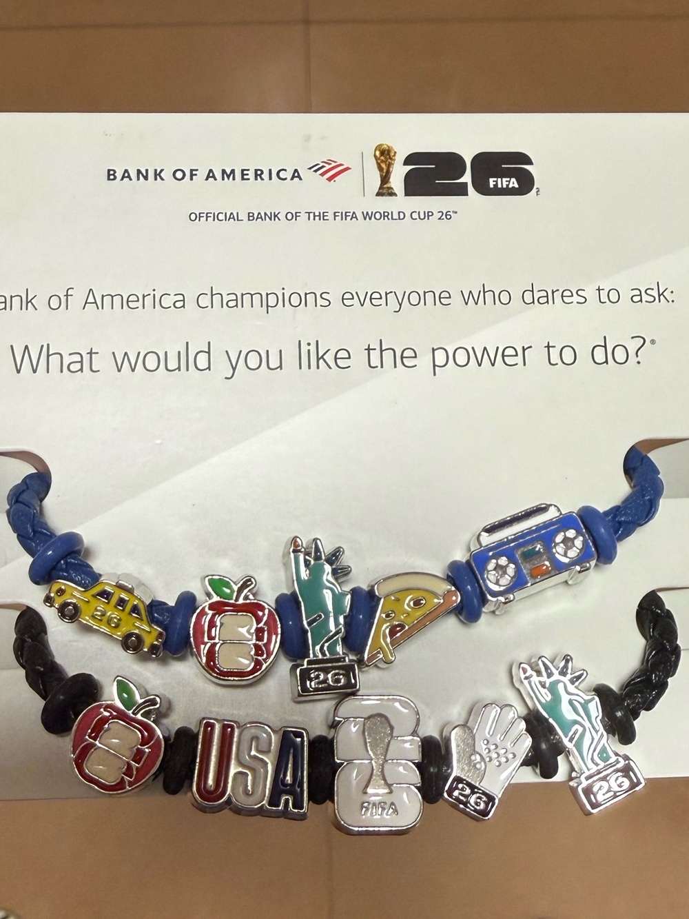 NWT FIFA World Cup 2026 New York themed bracelet